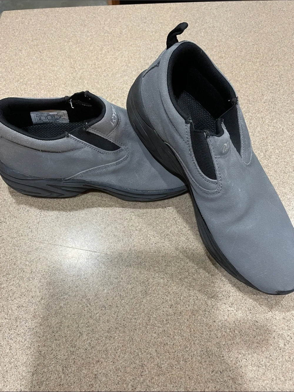 Ryka Men's Gray Slip-On Comfort Loafers